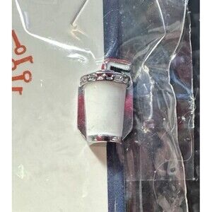 KEEP Collective Silver Pavé Fountain Drink Charm Slider Stella & Dot NIP